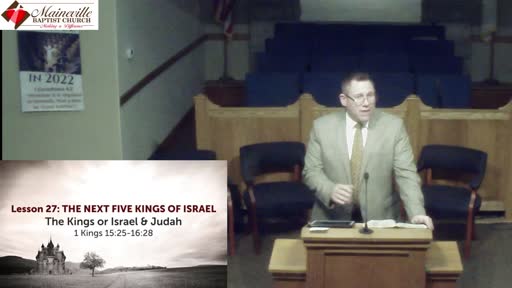 The Kings of Israel & Judah-Lesson 27: The Next Four Kings of Israel