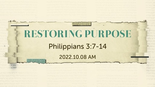 RESTORING PURPOSE
