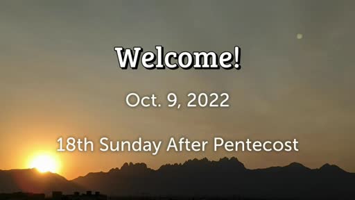 October 09, 2022 - "Jesus on the Margins"