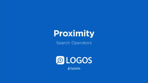 Search Operators - Proximity