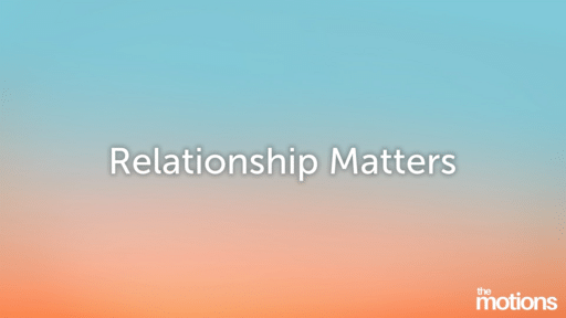Relationship Matters Part 5 Jacob and Rachel Genesis 27-33
