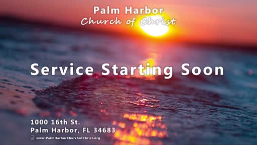 Why Water. 10-16-22Am. John 3. Palm Harbor Church Of Christ LIVE Why Water. 10-16-22Am. John 3. Palm Harbor Church Of Christ LIVE