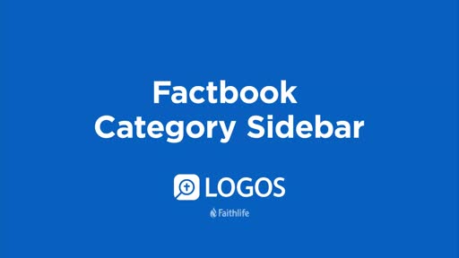 Factbook Category Sidebar