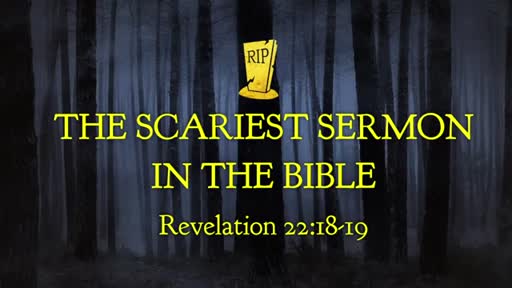 The Scariest Sermon In The Bible - Pastor Jeremy Stout The Scariest Sermon In The Bible - Pastor Jeremy Stout