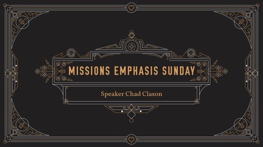 Missions Emphasis Sunday