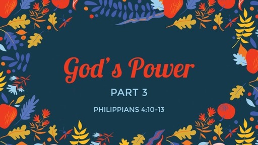 God's Power Part 3