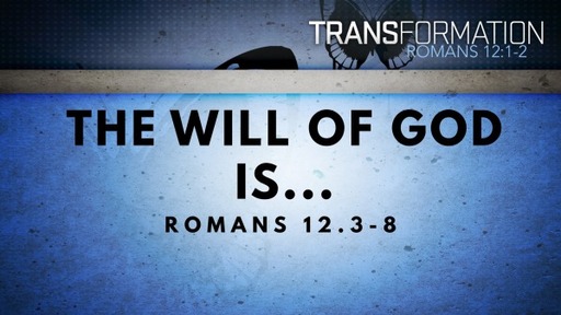 The Will of God Is...