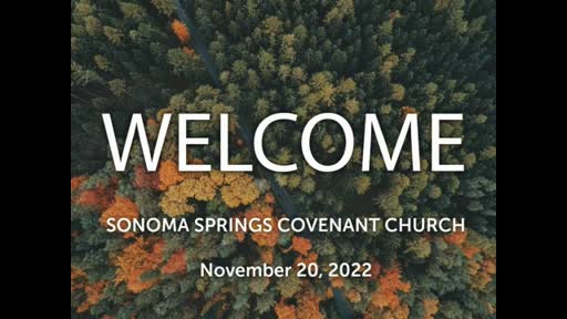 20-Nov-2022: Pastor Chuck teaches "A Church to Be Thankful For"  Reading ACTS 2:  42 to 47