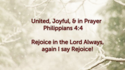 United, Joyful, & in Prayer