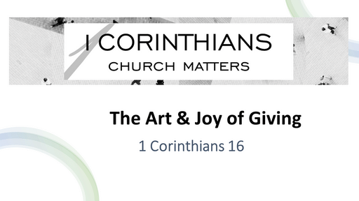 The Art & Joy and Giving