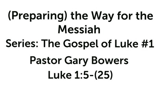 The Gospel of Luke #1