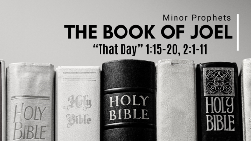 Joel 1:15-20, 2:1-11 "That Day", Sunday December 4th, 2022