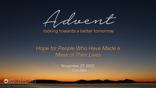 Advent Series: Looking Towards a Better Tomorrow