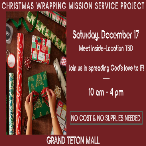 CHRISTMAS WRAPPING MISSION SERVICE PROJECT