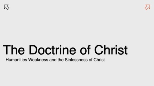 Doctrine of Christ 