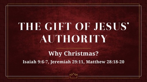 The Gift of Jesus' Authority