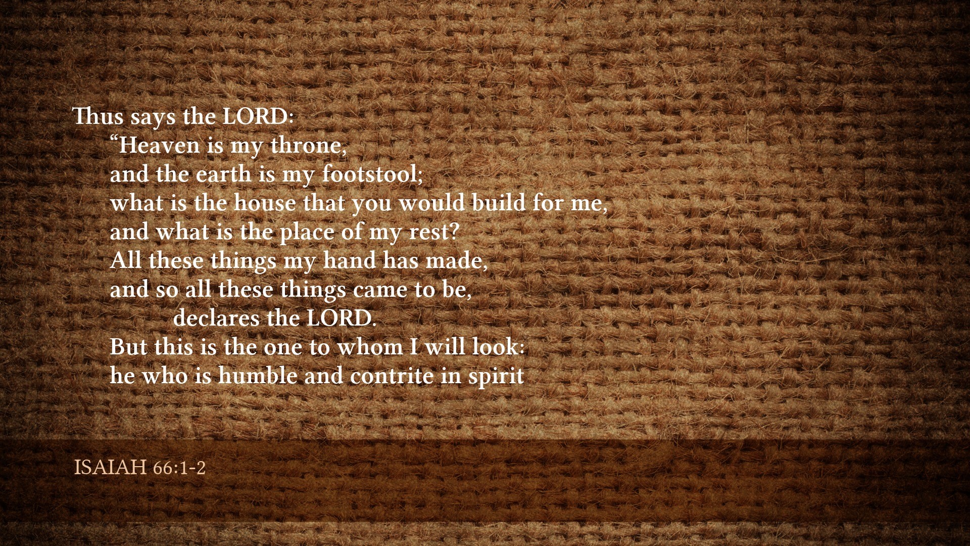 Isaiah 66 - Logos Sermons