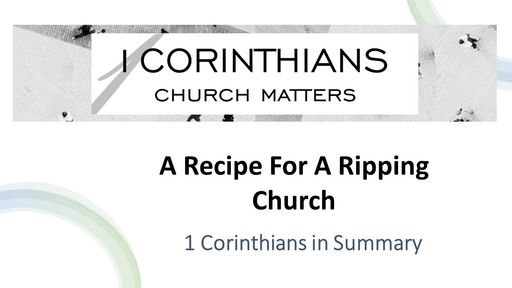 A Recipe For A Ripping Church 