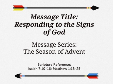 Responding to the Signs of God