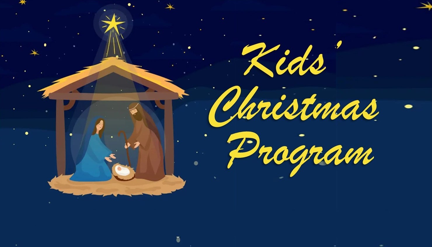 Kids' Christmas Program Logos Sermons