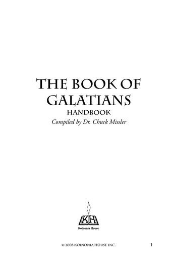 Galatians Commentary Handbook