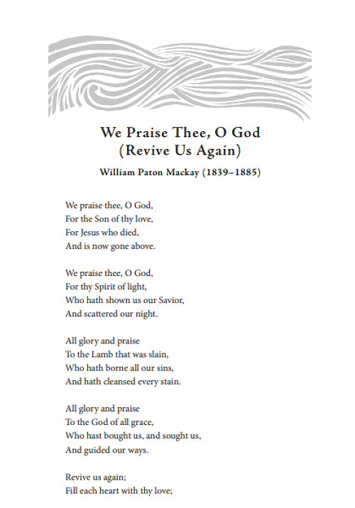 Revive Us Again - Lyrics, Hymn Meaning and Story