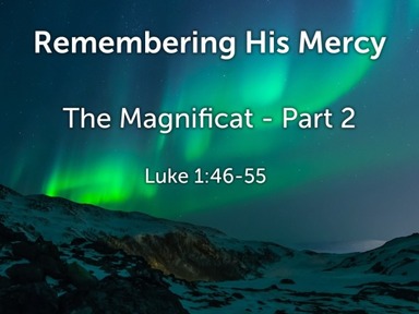 Remembering His Mercy