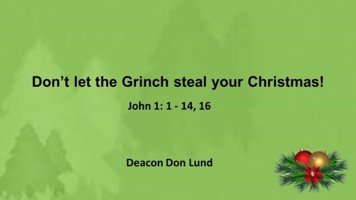 Don't let the Grinch steal your Christmas!