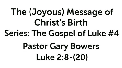 The Gospel of Luke #4