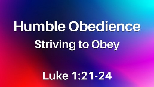 Humble Obedience