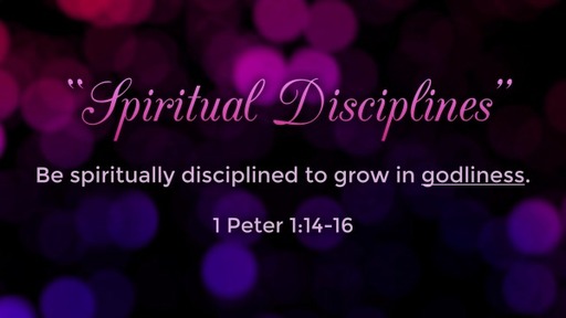 "Spiritual Disciplines" Tallin Sunday Service January 1, 2023