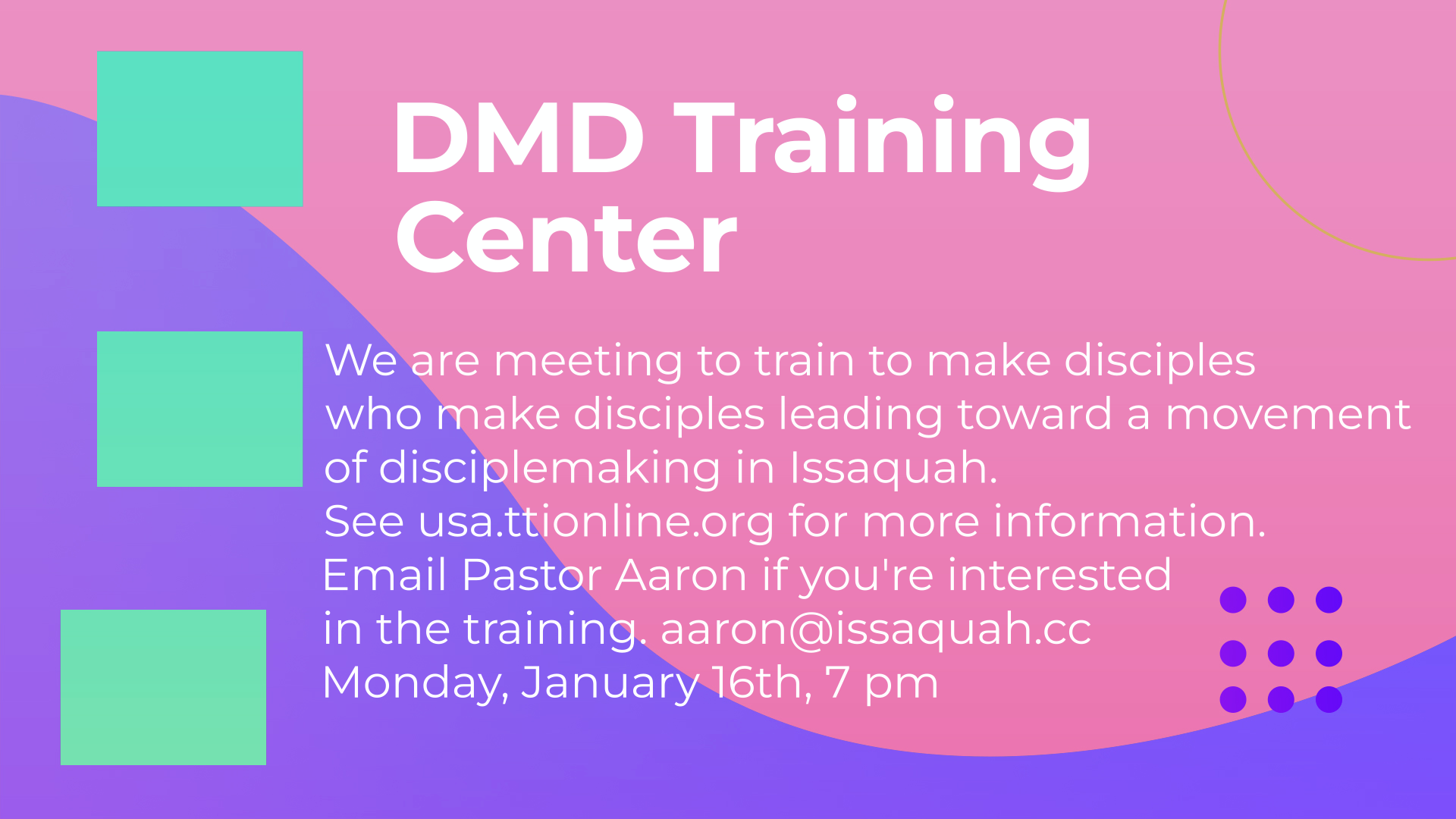 DMD Training Center