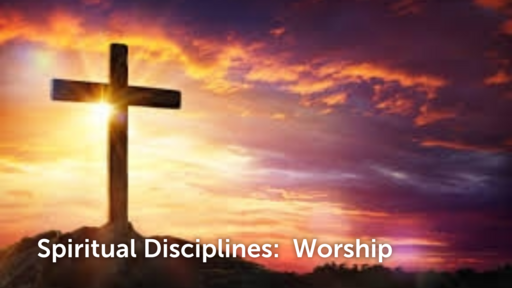 Spiritual Disciplines:  Worship