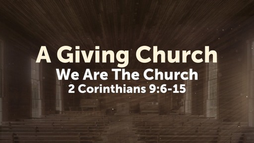A Giving Church