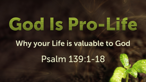 God Is Pro-Life