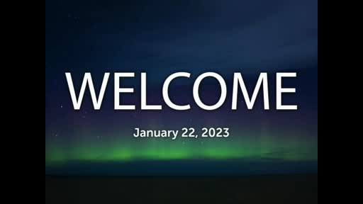 22-Jan-23: Pastor Chuck teaches  "Judea and Samaria" Readings Acts 09: 32 to 43