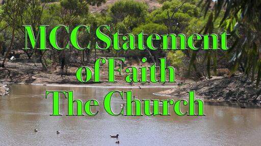 MCC Statement of Faith  The Church