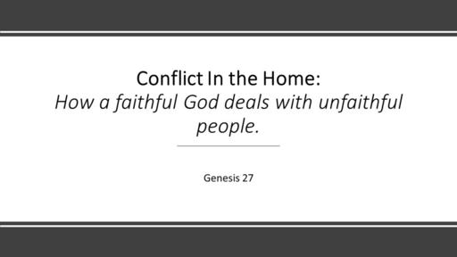 Conflict In the Home