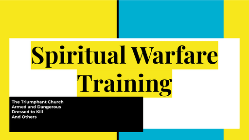 Spiritual Warfare Week 1