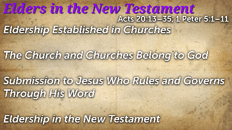 Elders in the New Testament