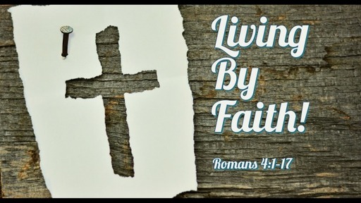 Living by faith!