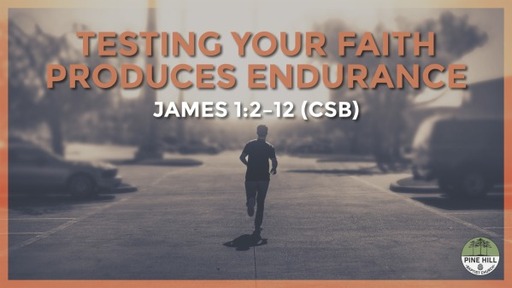 Testing Your Faith Produces Endurance