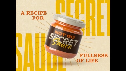 Not So Secret Sauce PT 1