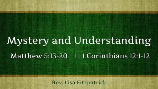 February 5, 2023 - Culver-Palms UMC -Mystery and Understanding