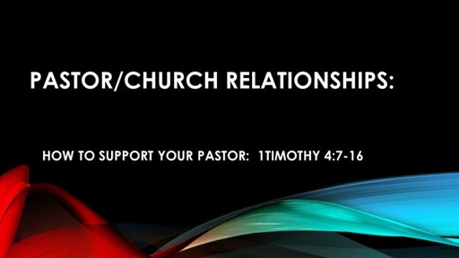 How to Support Your Pastor