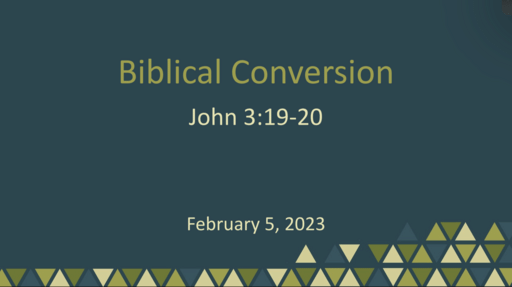 Biblical Conversion