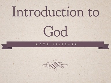 Intruduction to God