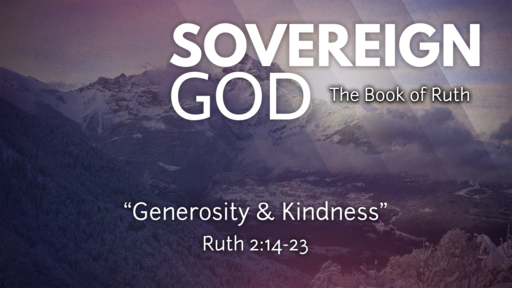 Generosity & Kindness (Ruth 2:14-23)