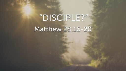 "Disciple?"