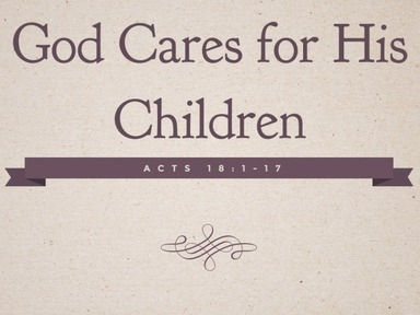 God Cares for His Children
